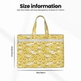 thumbnail image 3 of Cauagu Baby Chicks Pattern Canvas Tote File Bag, Zipper Tote Bag Business Briefcase Document Bag with Handle A4 File Organizer Laptop Bag for Travel and Work, 3 of 8