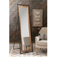 thumbnail image 2 of Powell Kelton Industrial Pipe Cheval Mirror, Natural and Gun Metal, 2 of 10