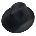 thumbnail image 2 of Joernso Unisex Fedora Hat, Short Brim Wool Blend Hat, Retro Panama Cap, Felt Winter Hat for Men Women 1920s Party Costume, 2 of 8