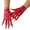 Red, variant on Fashion Dance Performances Gloves Stretch Fabric Theater Acts Party Accessory Long Fingernails Stage Gloves Breathable Fabric For Dance