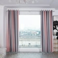 thumbnail image 4 of Cortina De Ventana Panel Degradado A Rayas Sala De Estar Dormitorio, 4 of 7