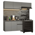 thumbnail image 2 of Cocina Integral Completa Modular Madesa Nice 200cm Gris 05, 2 of 10