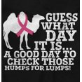 thumbnail image 2 of Check Those Humps Lumps Pink Camel Women's Graphic T Shirt Tees Brisco Brands M, 2 of 5