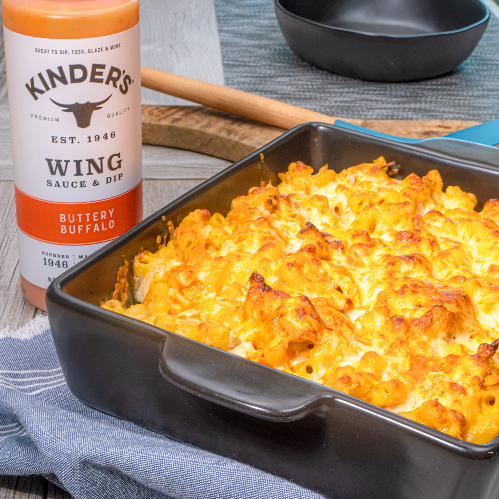 Kinder's Buttery Buffalo Wing Sauce, Dip, and Marinade, 14.2 oz