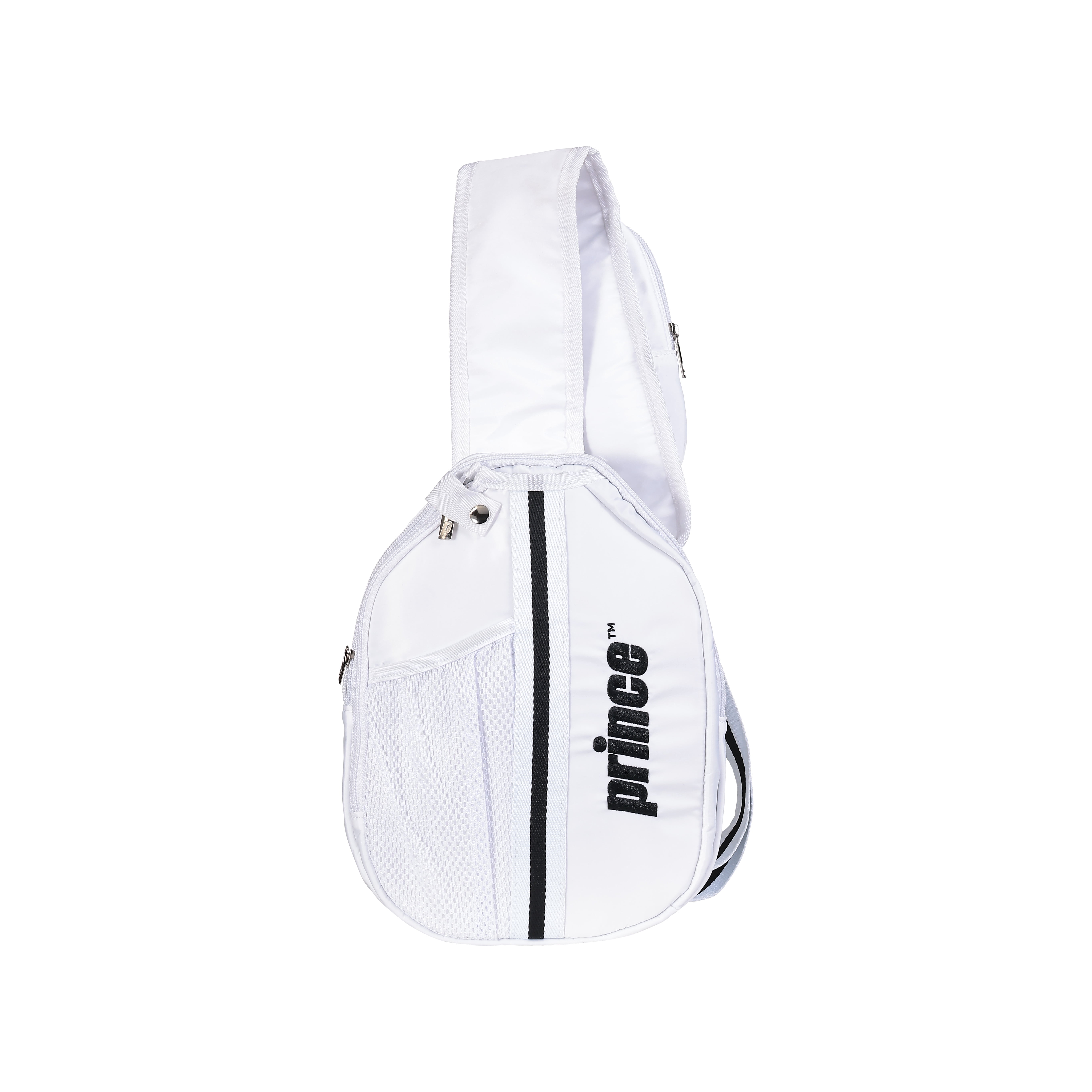 Prince Cross Body Paddle Bag, White– Lightweight Sling Pickle ball & Paddle Sports Bag