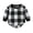 Black, variant on Baby Boy Girl Plaid Flannel Romper 3M 6M 12M 18M Sweatshirt Onesie Crewneck Oversized Long Sleeve Bodysuit Outfit