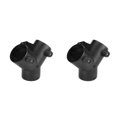 thumbnail image 1 of 2X Conector de Escape de Ventilación de Aire del Calentador de Estacionamiento En Forma de Y de 60mm con Aleta de Válvula de Regulación Doble para Calentador de Aire, 1 of 5