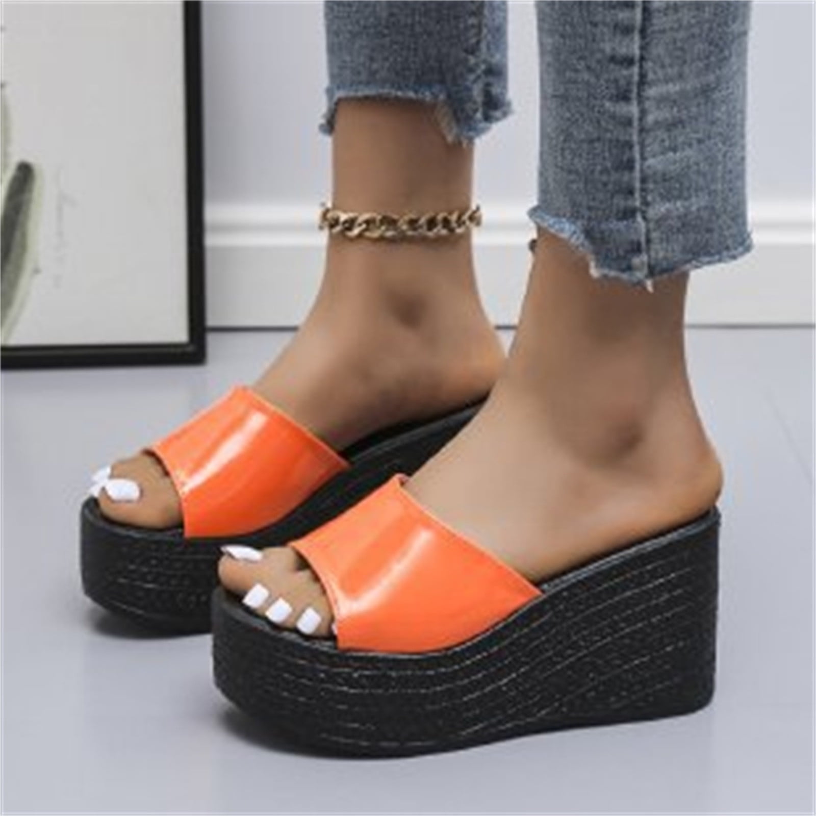 Women's Cross Over Flatform Espadrille Platform Sling Back Sandals ONLY AT  www.Fuchia.co.uk