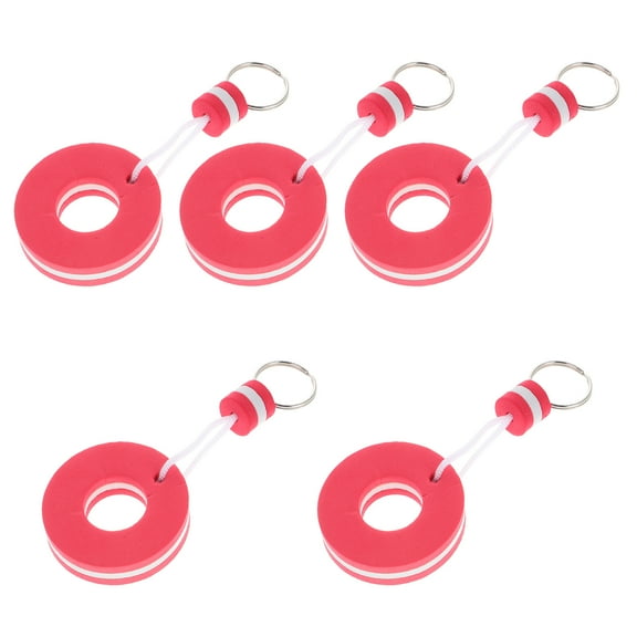 5 Pcs Float Keychain Boat Carabiner Ring Keychains