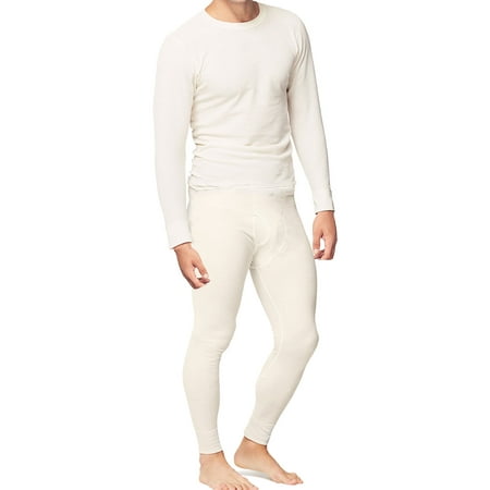 Place & Street Thermals Thermal Sets Moisture Wicking Solid Long Underwear (Men's) 2 Pieces