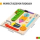 thumbnail image 5 of Juguete sensorial de madera Montessori Busy Board ABERLLS para 1 a 3 años, 5 of 9