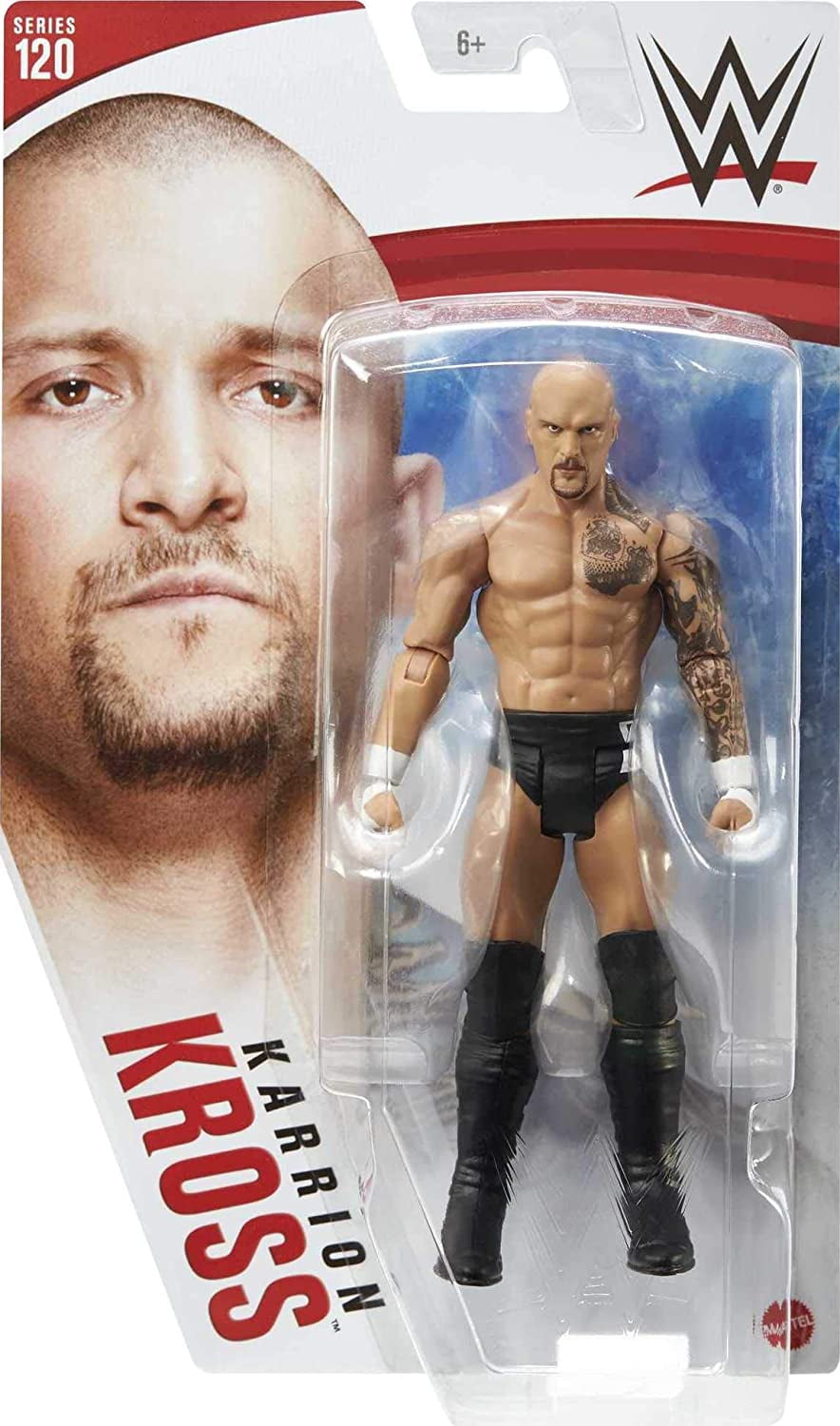 WWE Kross 6 in Action Figure Posable Toy and Collectible For Ages 6 Years Old & Up