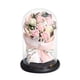 thumbnail image 2 of Exhibidor de rosas eternas en cúpula de cristal | Ramo de flores de jabón con luces LED | Regalo romántico para el hogar, ideal para San Valentín, aniversarios, bodas o Navidad., 2 of 6