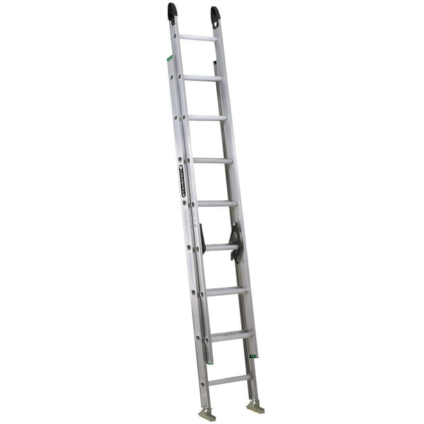 Louisville Ladder 16' Aluminum Extension Ladder, 200 lbs