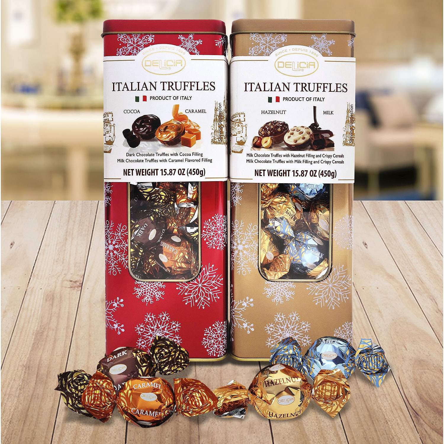 Delicia Italian Truffles (15.87 Ounce, 2 Count)