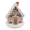 thumbnail image 1 of Holiday Time TT Pink Resin House, 1 of 4