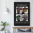 thumbnail image 5 of Gorillaz Wall Hanging Painting Wall Art Canvas Paintings Posters Home Decorations 20x30inch(50x75cm), 5 of 8