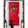 thumbnail image 2 of Christmas Red Fruit Christmas Wreath Outdoor Courtyard Decorations, 2 of 12