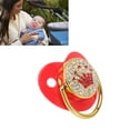 thumbnail image 3 of Baby Pacifier, Ultra Soft Silicone Pacifier for 0 to 18 Months, Lightweight One Piece Design Soother, Gold  Toddler Pacifier for Infant Boys & Girls, 3 of 7