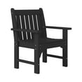 thumbnail image 3 of WestinTrends Malibu Outdoor Patio HDPE Adirondack Dining Arm Chair, Black, 3 of 17
