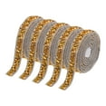 thumbnail image 1 of Unique Bargains 5 Pcs Rubans Adhésifs en Résine avec Strass 5 Yards Ruban Diamant Or, 1 of 7