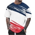 thumbnail image 2 of Yanghang Shirts For Men Men'S T-Shirts Summer Fashion Casual Men'S Round Neck Printed T-Shirt Top Mens Shirts, 2 of 5