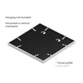 thumbnail image 3 of Aluminum Metal and Glass Single Picture Frame 16x16, 3 of 7
