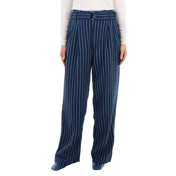 Polo Ralph Lauren Pinstripe Wide-Leg Pants, Size 4