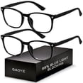 thumbnail image 1 of Gafas Gaoye Fashion Square unisex que bloquean la luz azul, 1 of 7