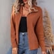 thumbnail image 4 of Puntoco suéter mujer moda cuello alto manga cremallera Color sólido suéter camisetas liquidación de Navidad Puntoco Puntoco-379, 4 of 5