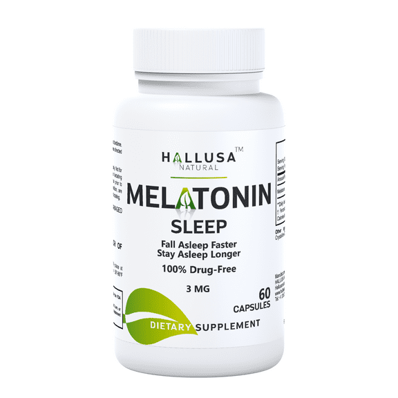 MELATONIN - Sleep Aid - Restful Sleep - Deep sleep - Relaxation - 60 Cap