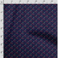 thumbnail image 3 of Soimoi Watercolor Fruit Print,Cotton Cambric, Quilting Fabric Sold by The Yard 42 Inch Wide, Medium Weight Cotton Fabric, SewingSupplies,Navy Blue, 3 of 5