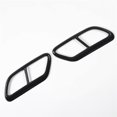 thumbnail image 3 of Black Stainless Steel Pipe Throat Exhaust Outputs Tail Frame Trim Cover for S60 2020 S90 V90 2016-2019 Accessories, 3 of 5