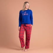 Paws & Love Plaid Pajama Set