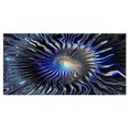 thumbnail image 2 of Blue Rays from the Circle - Impression sur Toile Contemporaine, 2 of 3