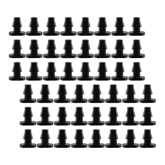 Luxshiny 200Ud Tapones Para De Por En Material Plástico Negro Para Uso En