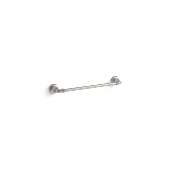 Open Box Kohler 27383-BN 18 in. Genuine OEM Towel Bar - Vibrant Brushed Nickel