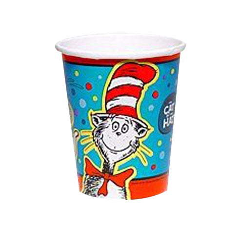 Cat in the Hat 9oz Paper Cups (8ct)*