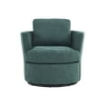 thumbnail image 7 of Swivel Barrel Chair,Comfy Round Accent Sofa Chair,360 Degree Swivel Barrel Club Chair,Leisure Arm Chair for Nursery,Hotel,Living Room,Bedroom,Office,Lounge,Emerald, 7 of 7