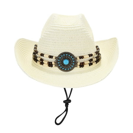 Casual Unisex Hat Large Brim Style Holiday Travel Golf Hat for Men Light Yellow One Size
