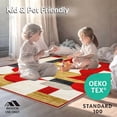thumbnail image 4 of ODIKA 4'x6' Machine Washable Non-Slip Area Rug, Boho Inspired Decorative Accent High Traffic Rug, Red, 127429, 4 of 7