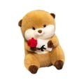 thumbnail image 2 of Muñeco de de peluche con sofá rosa para sala de estar, figura de suave y bonita para niños, regalos de cumpleaños, niñas y niños, 2 of 9