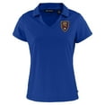thumbnail image 2 of Women's-Cutter & Buck  Blue Real Salt Lake Daybreak Eco Recycled V-Neck Polo, 2 of 3