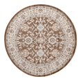 thumbnail image 3 of Unique Loom Charlotte Collection Area Rug - Carmel (7' 10" Round Brown/Ivory), 3 of 7
