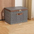 thumbnail image 2 of shyuyusa Foldable Wardrobe Storage Box Large Capacity Dustproof Organizer for Clothes Quilt Household Space Saving Storage, 2 of 9
