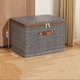 thumbnail image 2 of Caja de almacenamiento de tela plegable para ropa y sábanas | Organizador de armario de gran capacidad para el dormitorio, 2 of 9