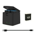 thumbnail image 1 of Camera 3 Pack Battery , Fast Charging Safe 4.4V 0.7A 1800mAh Rechargeable Li Ion Battery Digital Camera Battery   for Camera Accessories, 1 of 8