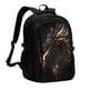 thumbnail image 1 of Balery Black And Gold Fire Dragon Mochila con carga USB para hombre y mujer - Mochila impermeable y antirrobo para laptop con puerto USB para viajes, trabajo, 1 of 7