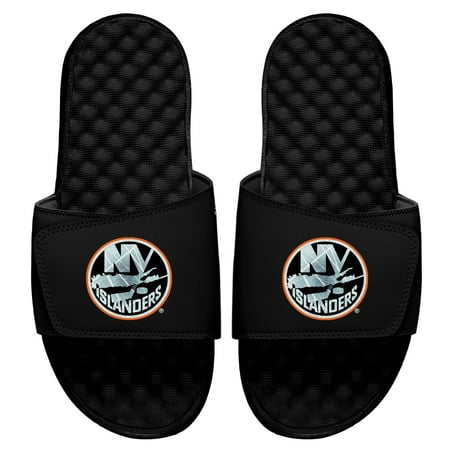 

Men s ISlide Black New York Islanders Ice Clipping Mask Slide Sandals