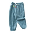 thumbnail image 4 of ChbgutlmrBaby Clothes Kids Boys Girls Track Pants Drawstring Waist Loose Athletic Sports Joggers Sweatpants, 4 of 6